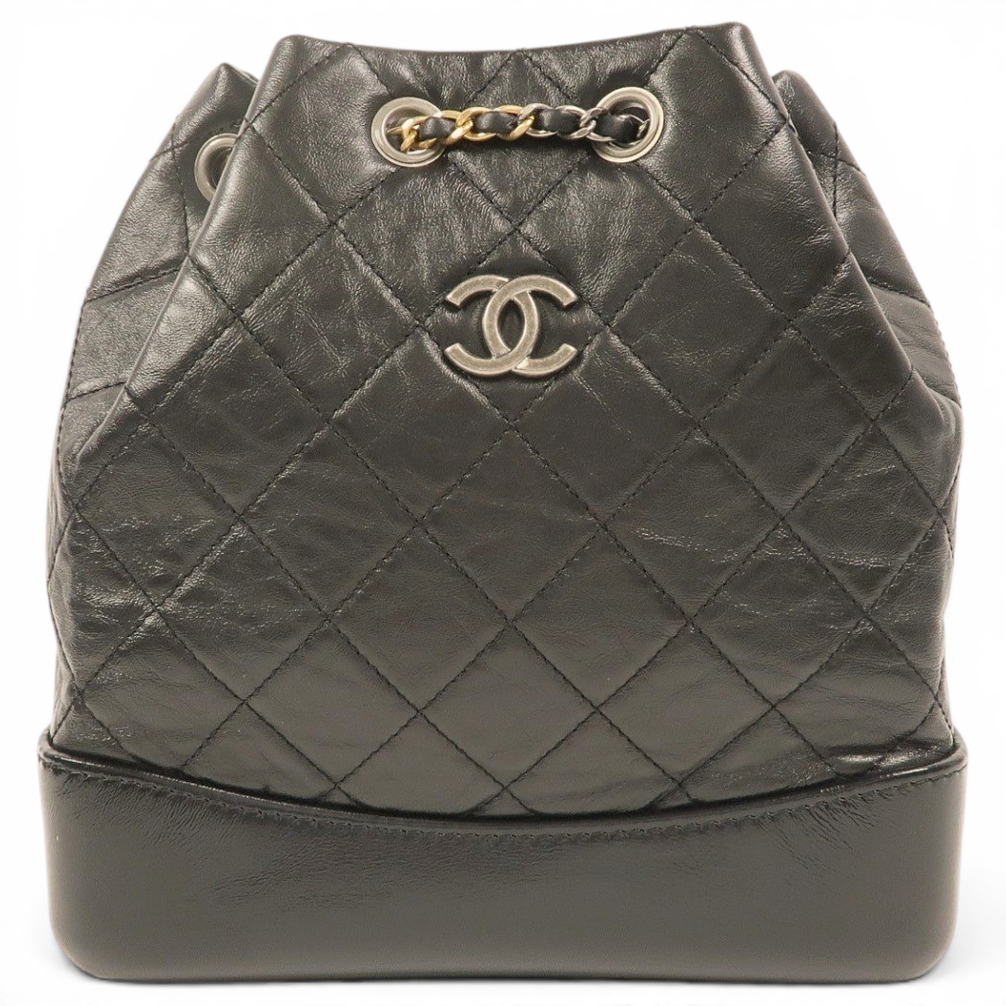 Leather backpack
