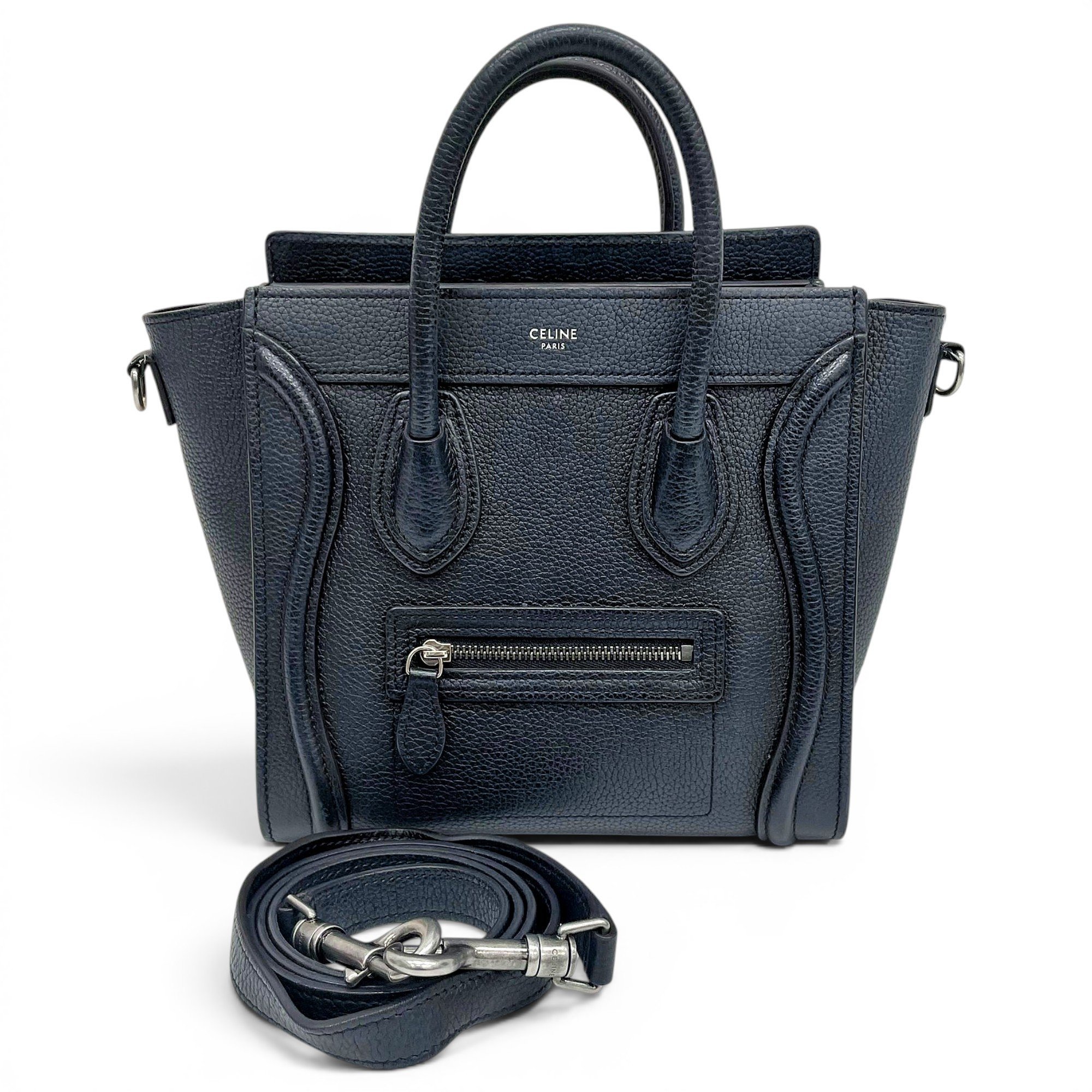 Nano Luggage leather handbag