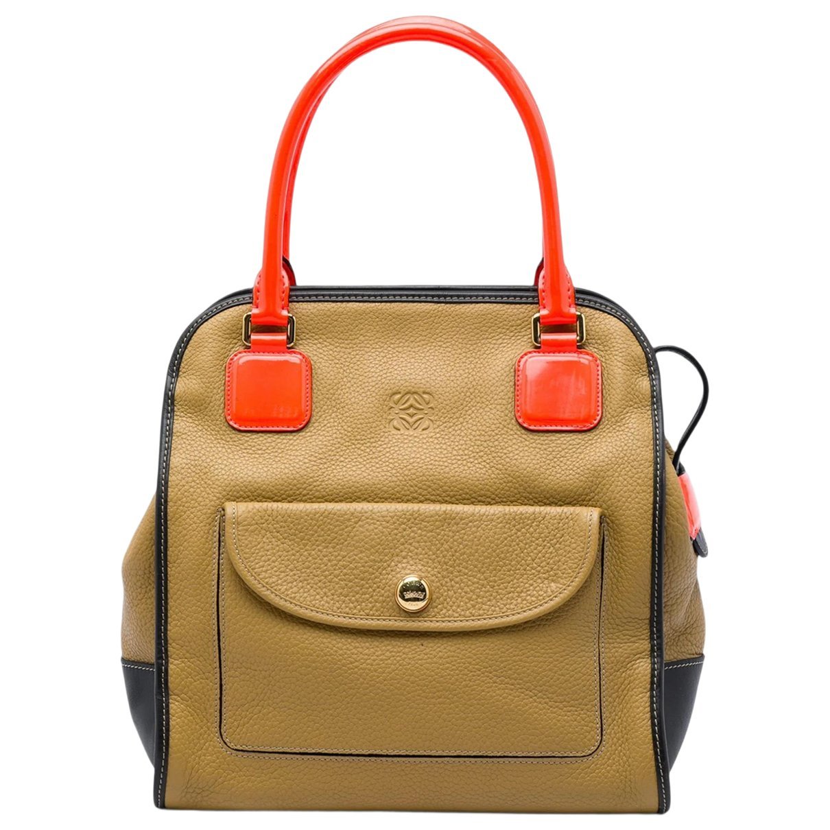 Anagram leather handbag