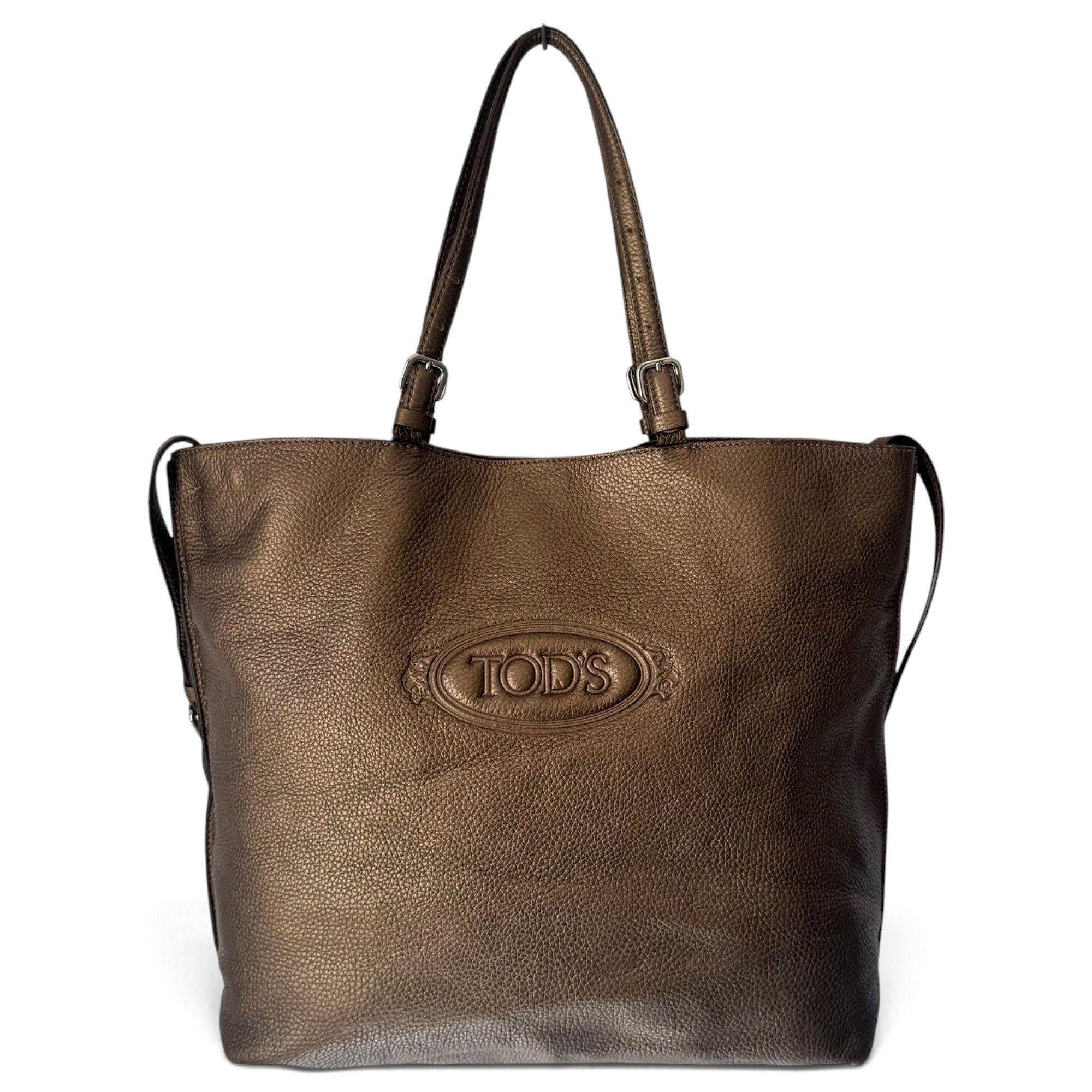 Leather tote