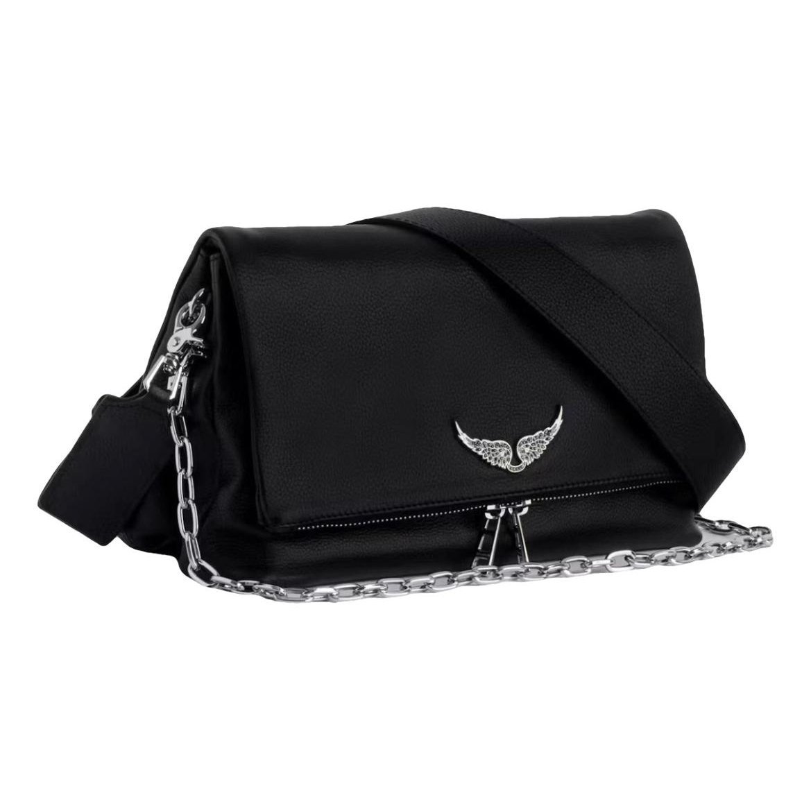 Rock leather crossbody bag