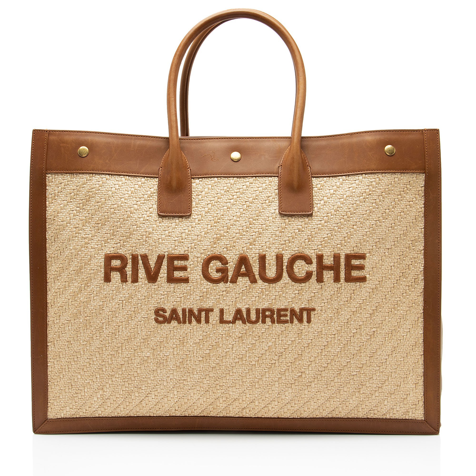 Rive Gauche leather tote