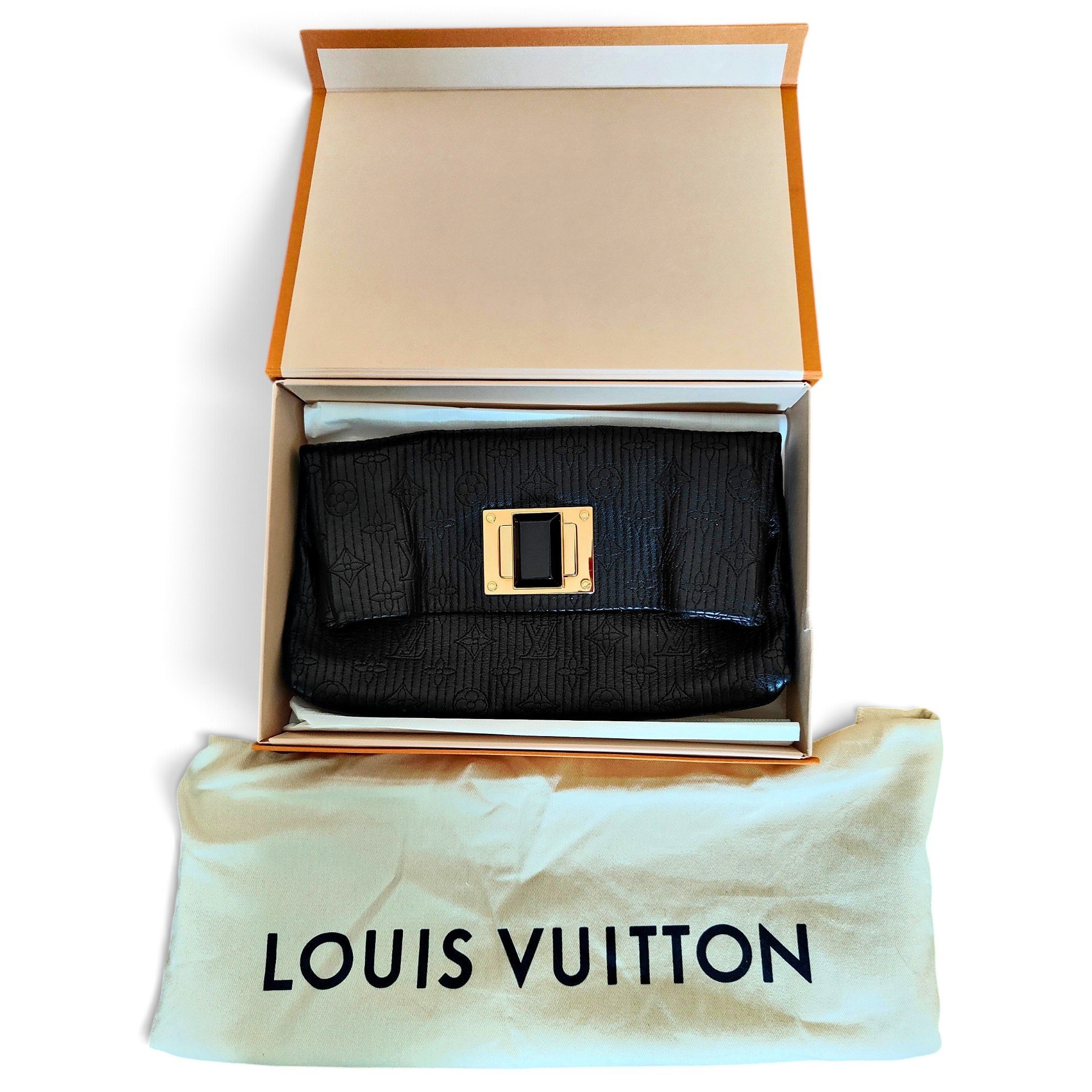 Altair leather clutch bag