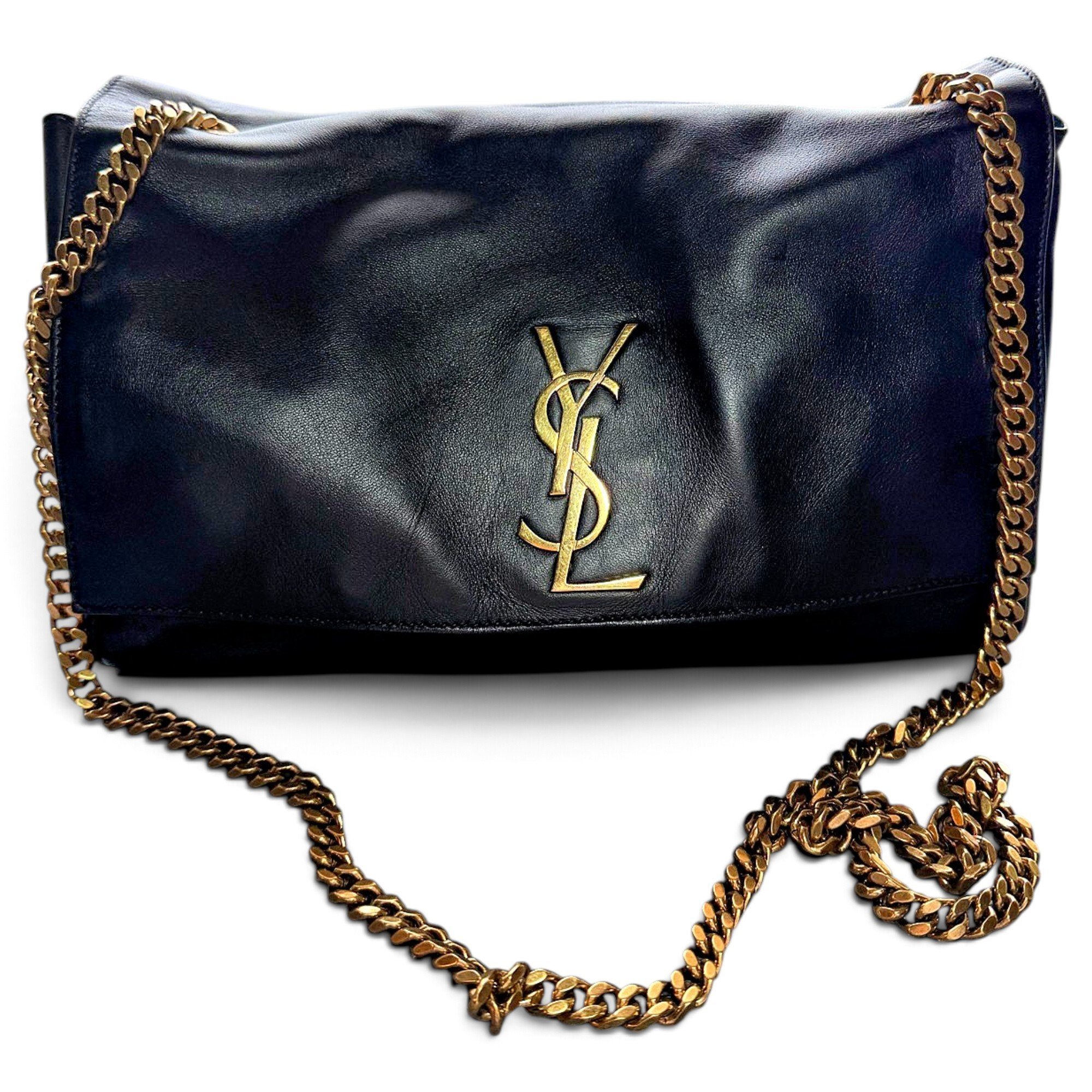 Reversible kate leather handbag