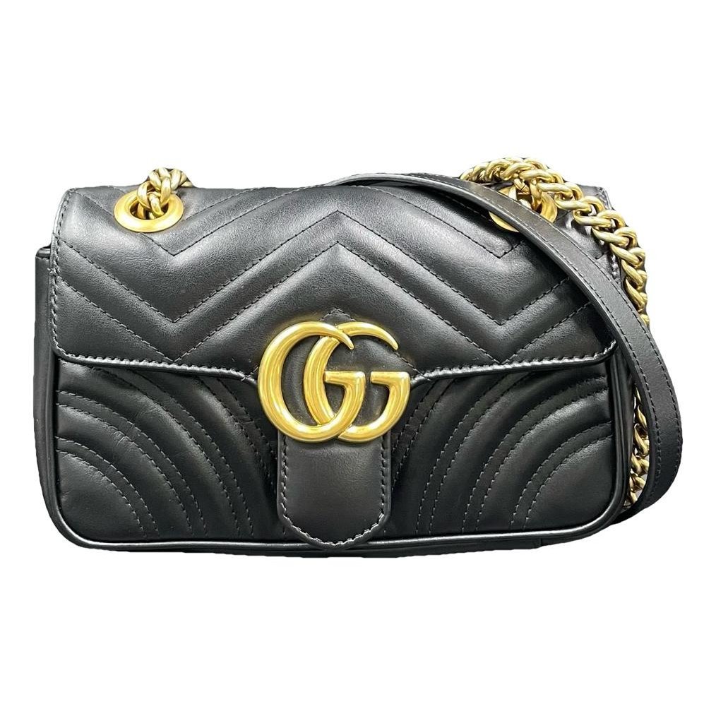 GG Marmont Flap leather crossbody bag