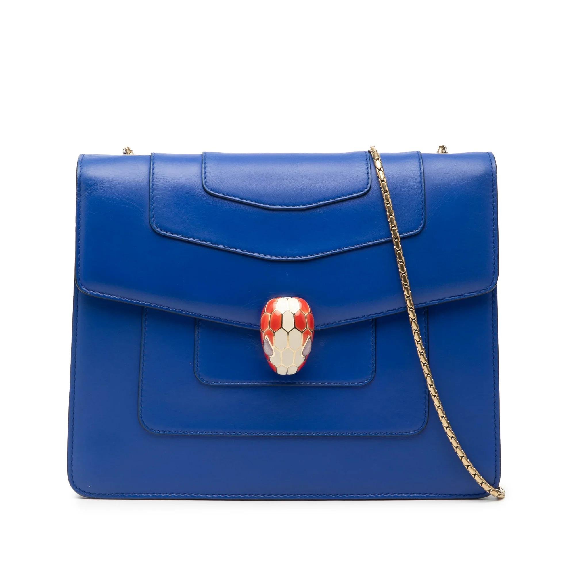 Serpenti pony-style calfskin handbag