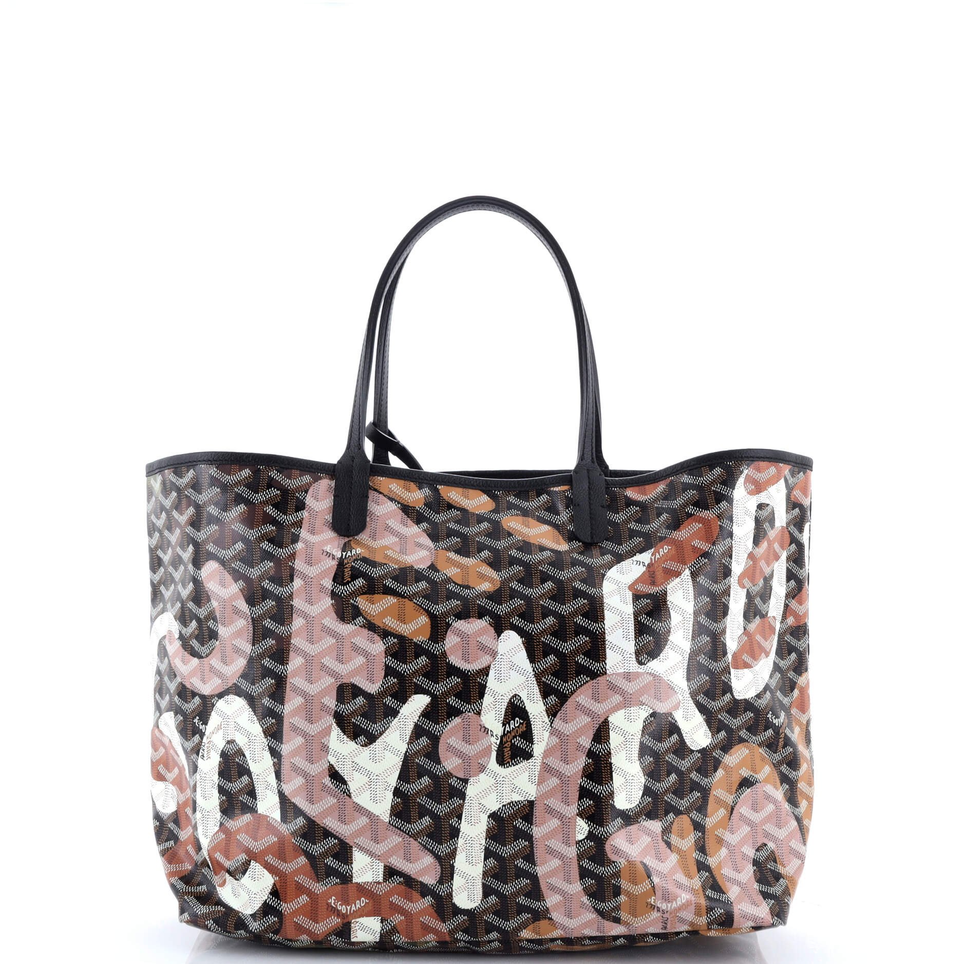 Goyard Saint Louis Tote Lettres Camouflage Coated Canvas PM