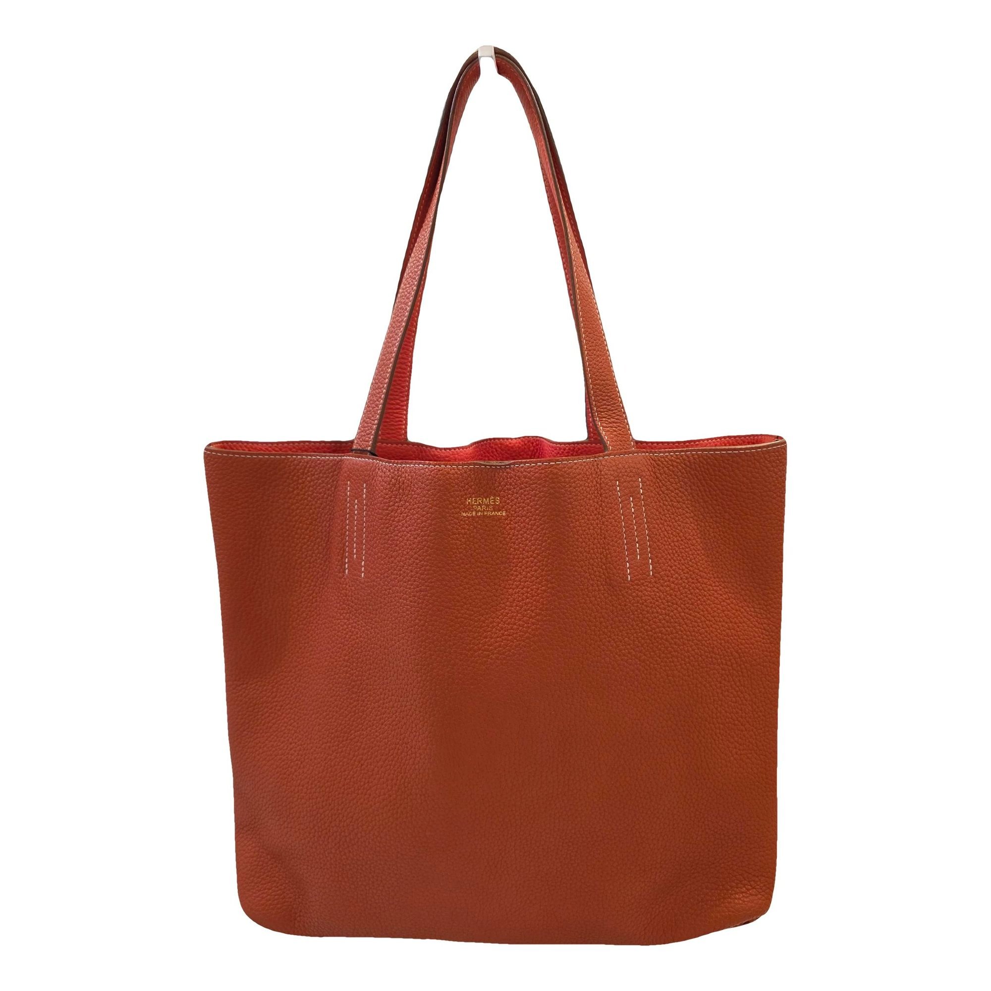 Leather tote