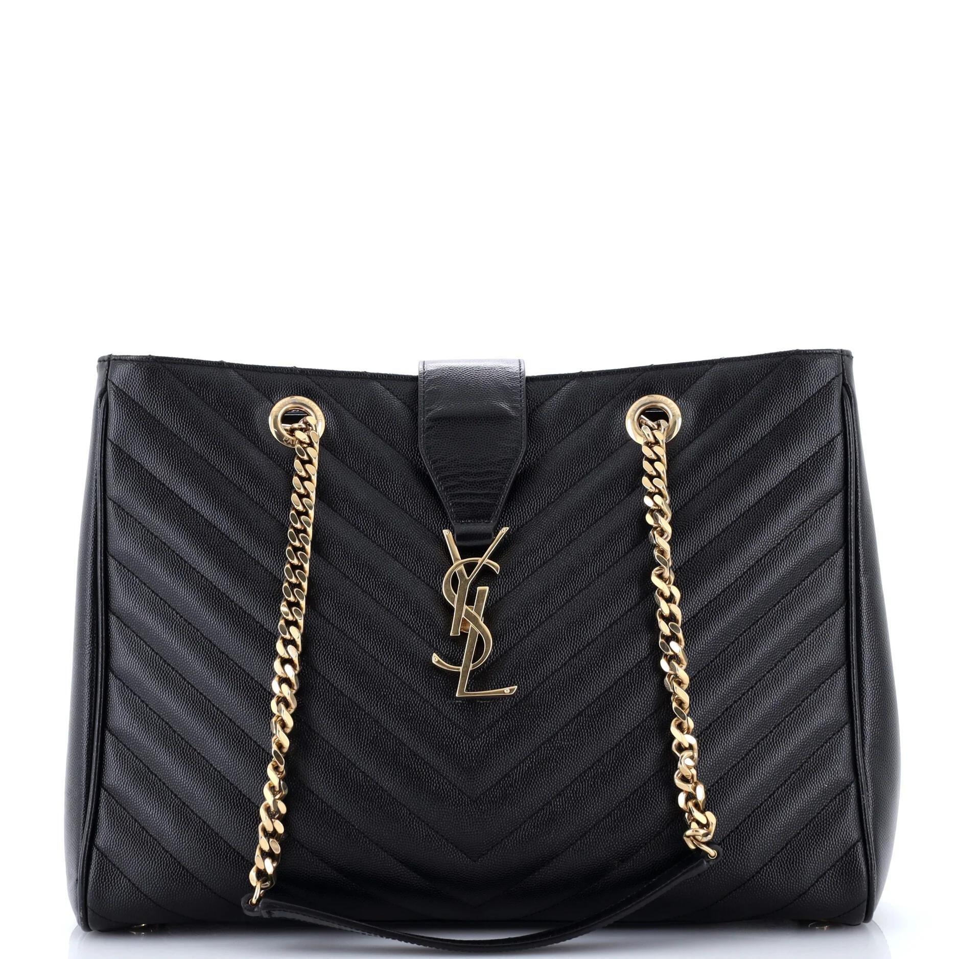 Leather tote