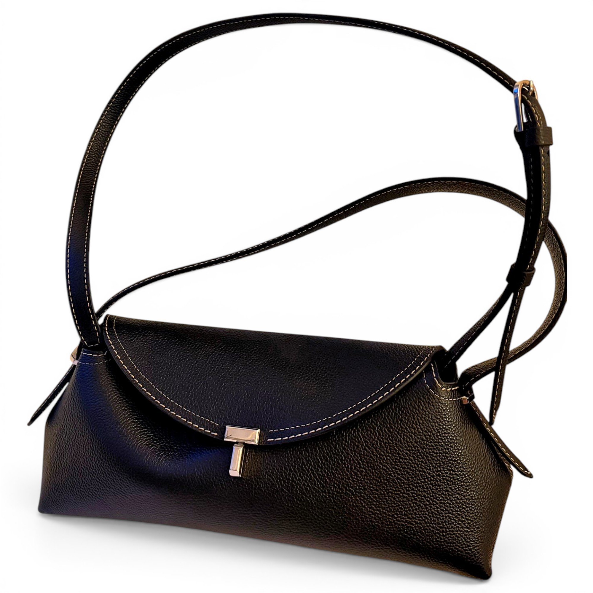 T-Lock leather handbag