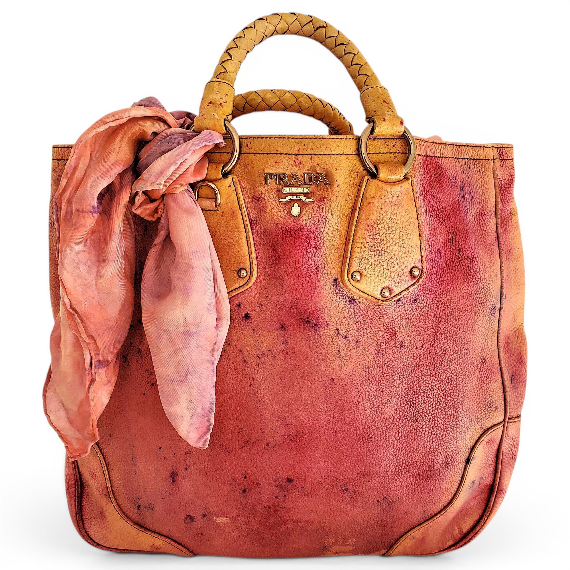 Leather tote