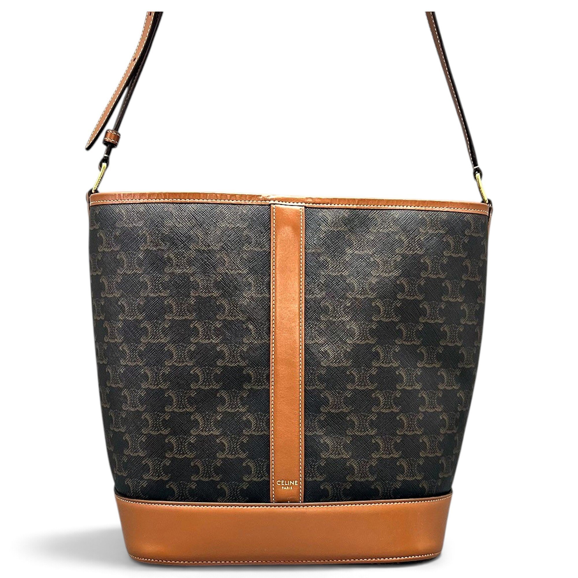 SAC SEAU leather handbag