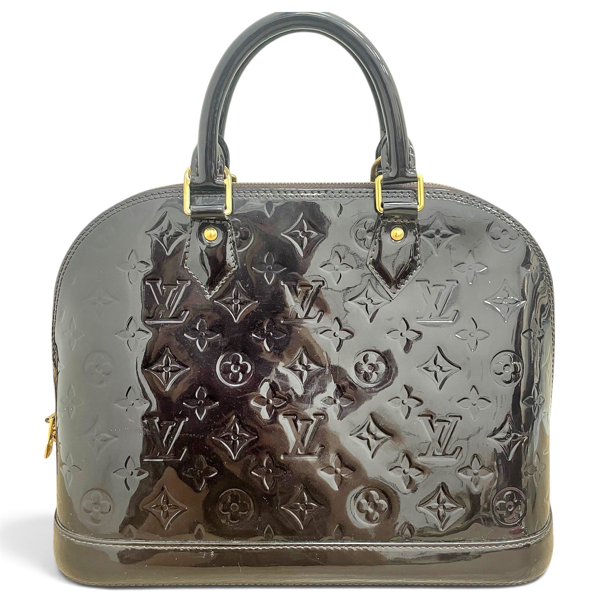 Alma patent leather handbag