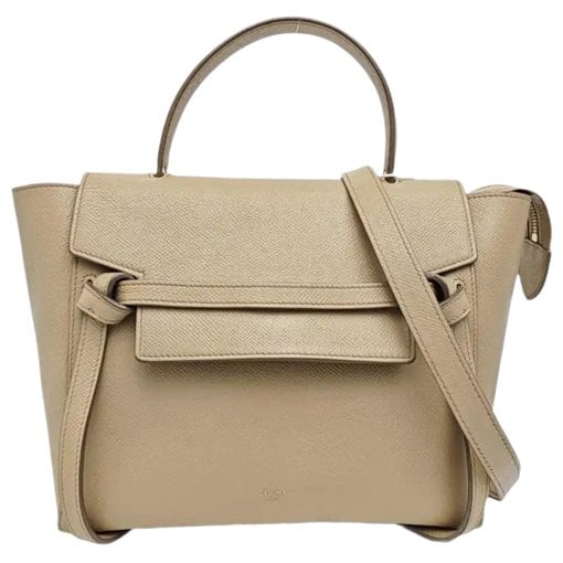 Belt leather handbag