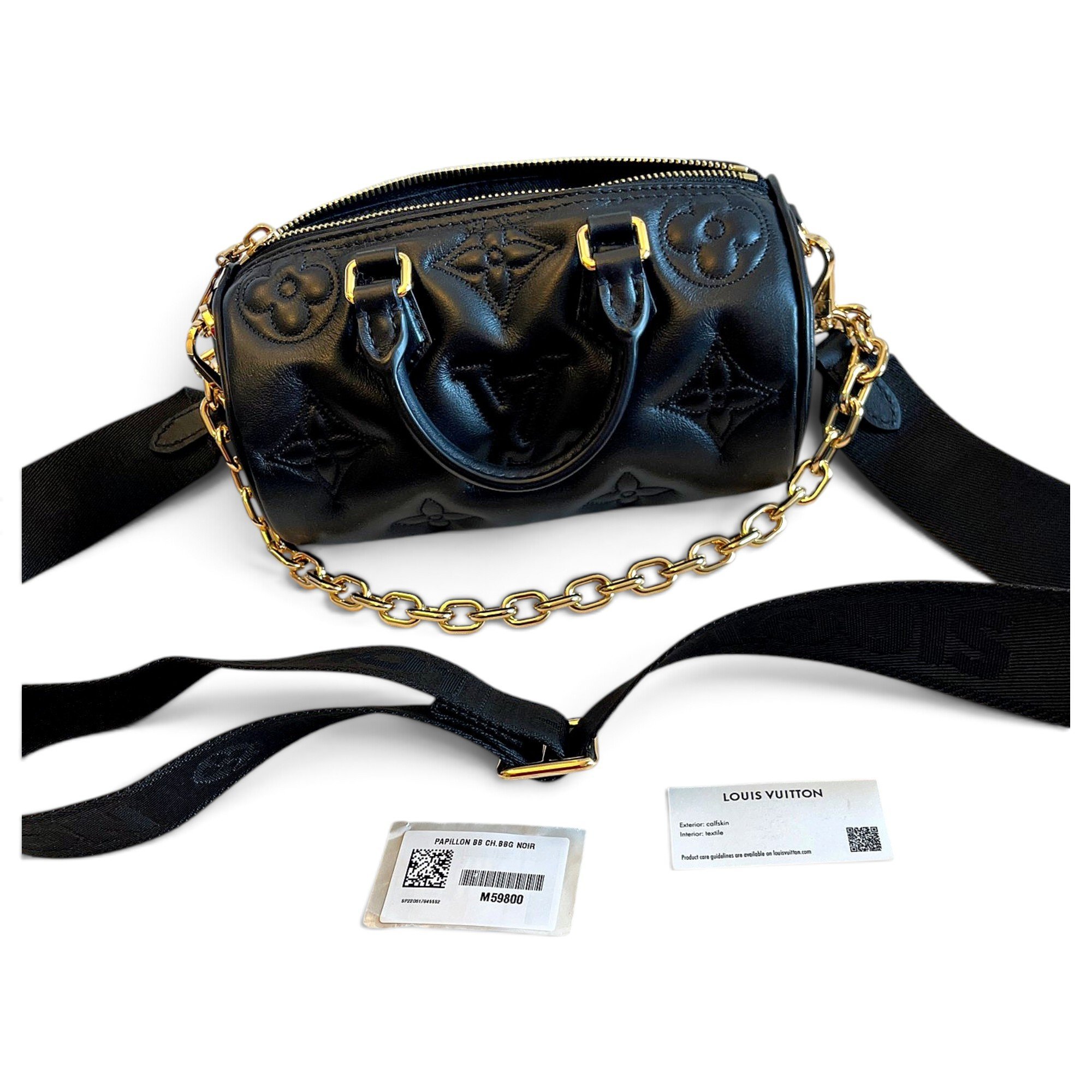 Louis Vuitton Papillon leather handbag