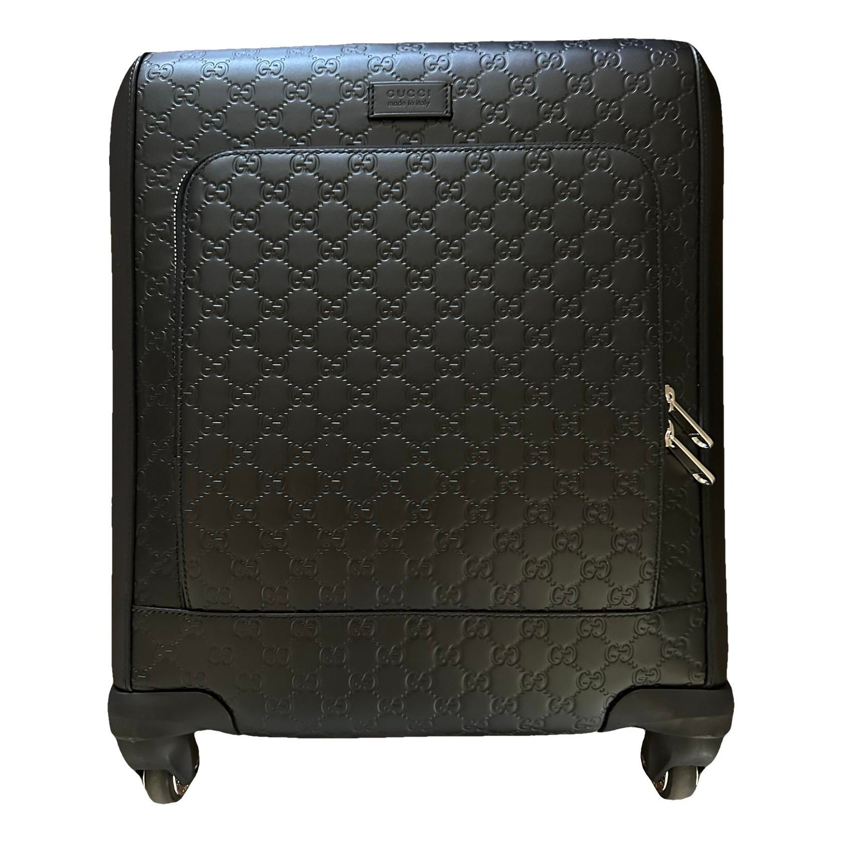 Leather travel bag