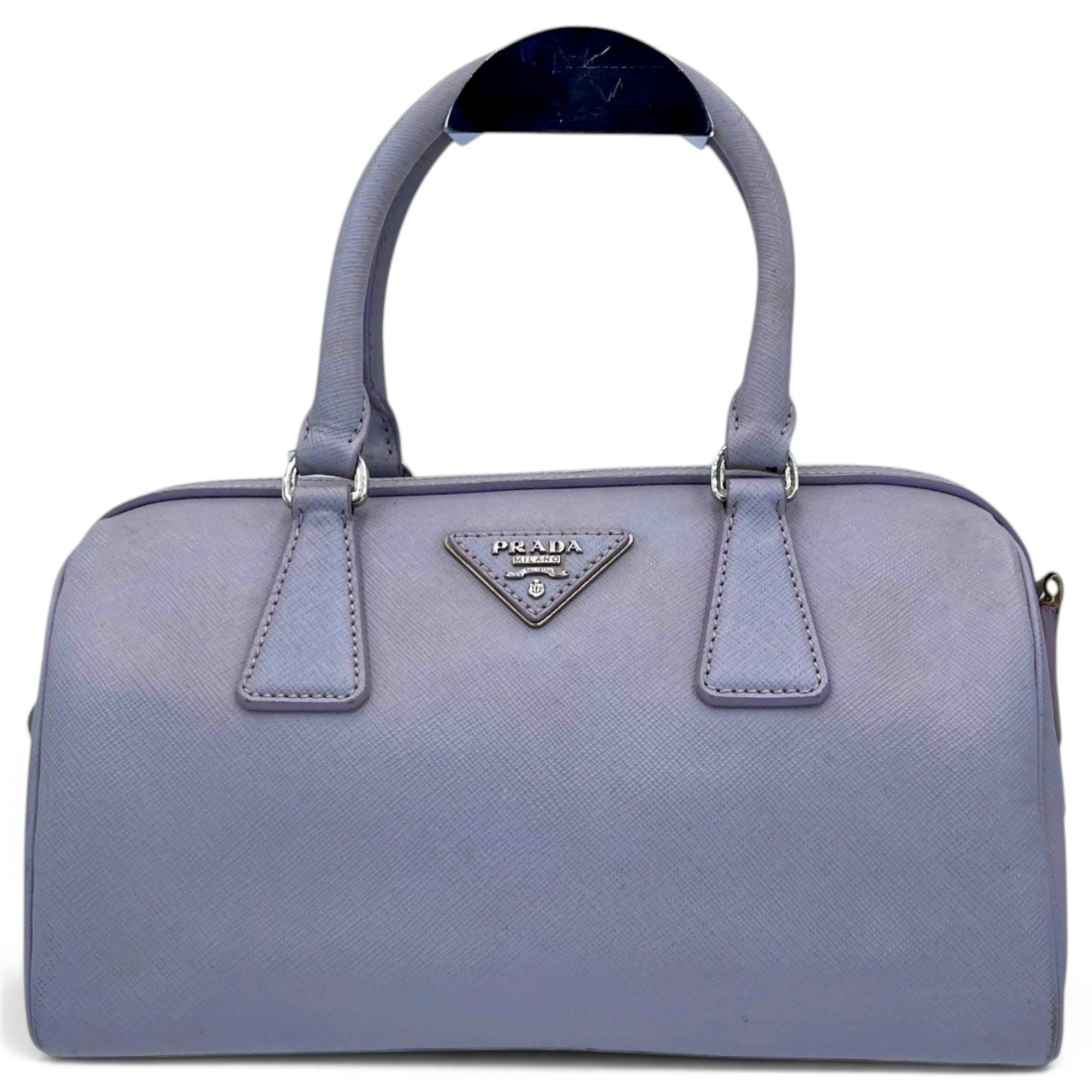 Leather bowling bag