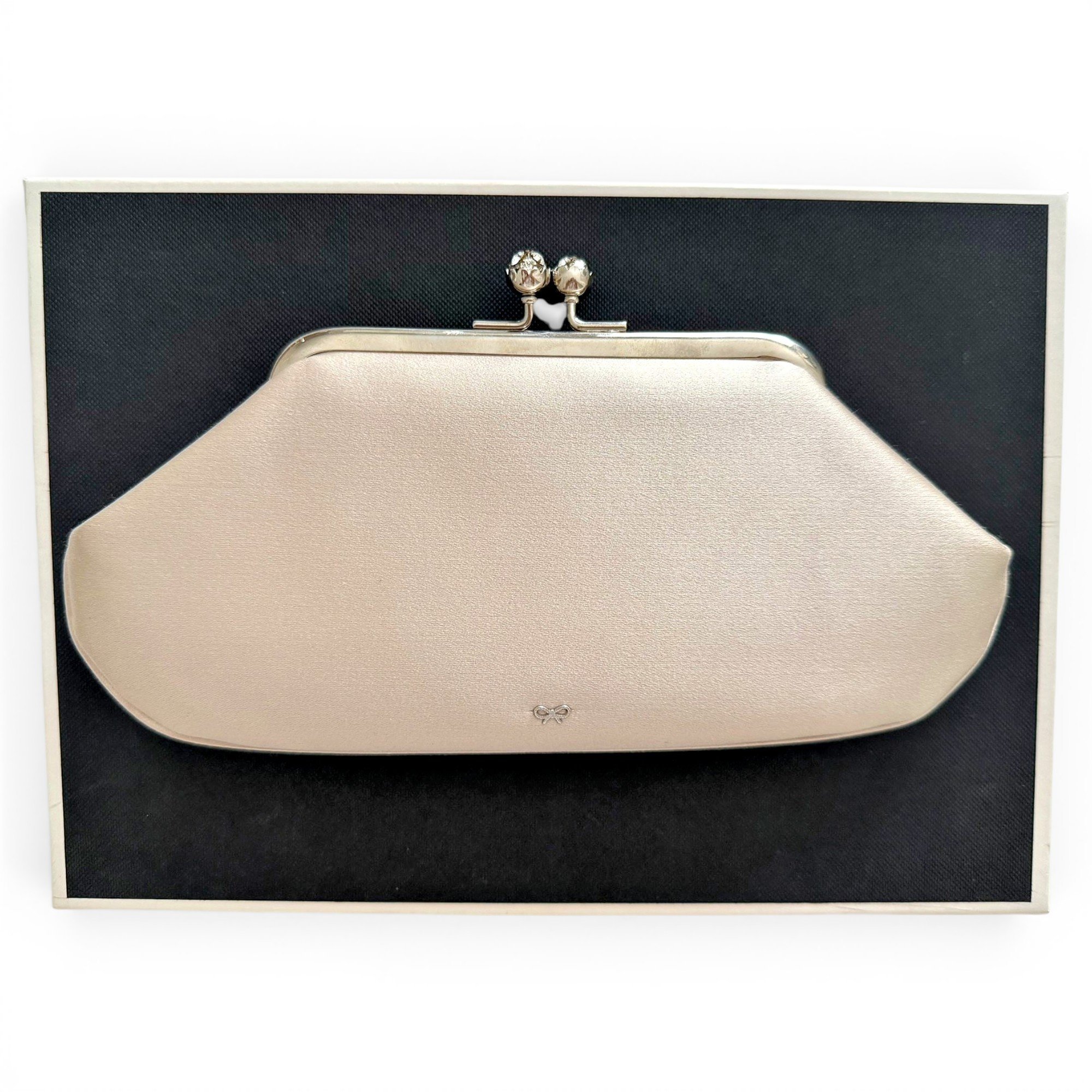 Silk clutch bag
