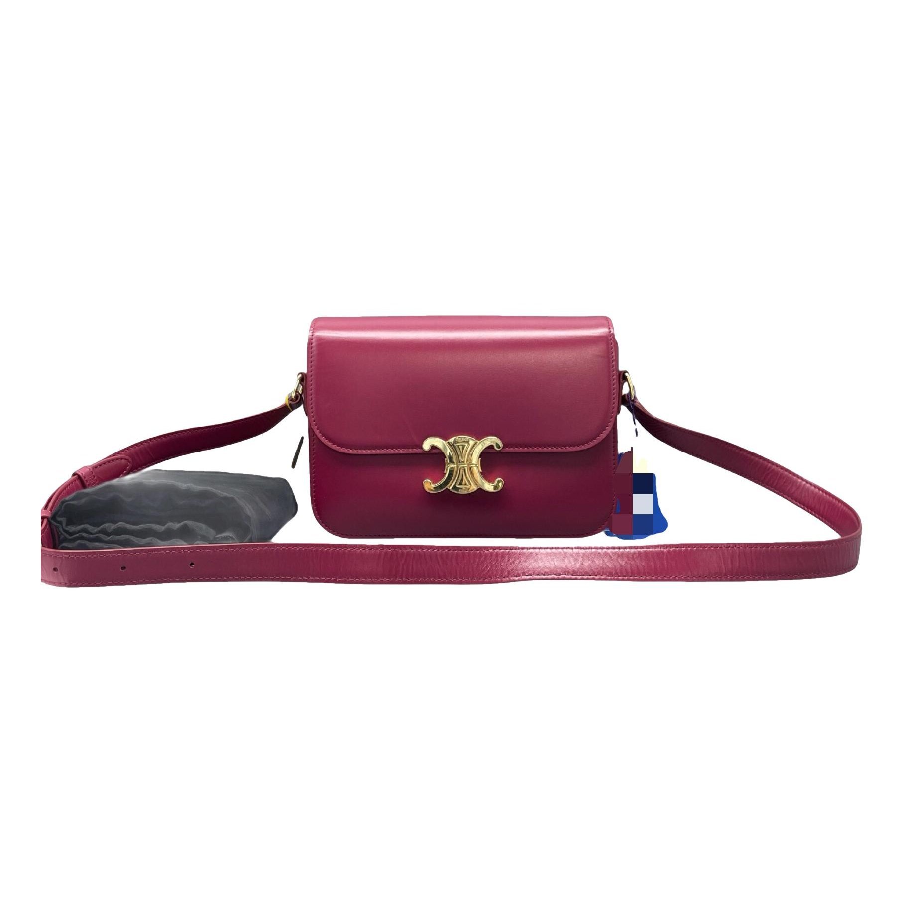 Triomphe leather handbag