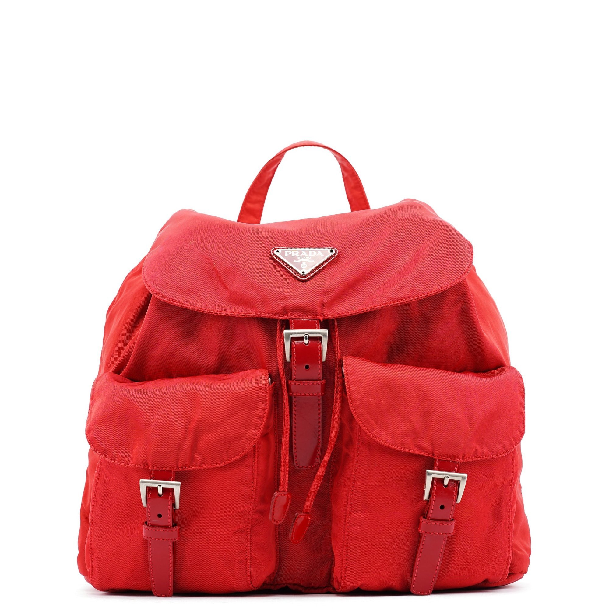 Leather backpack