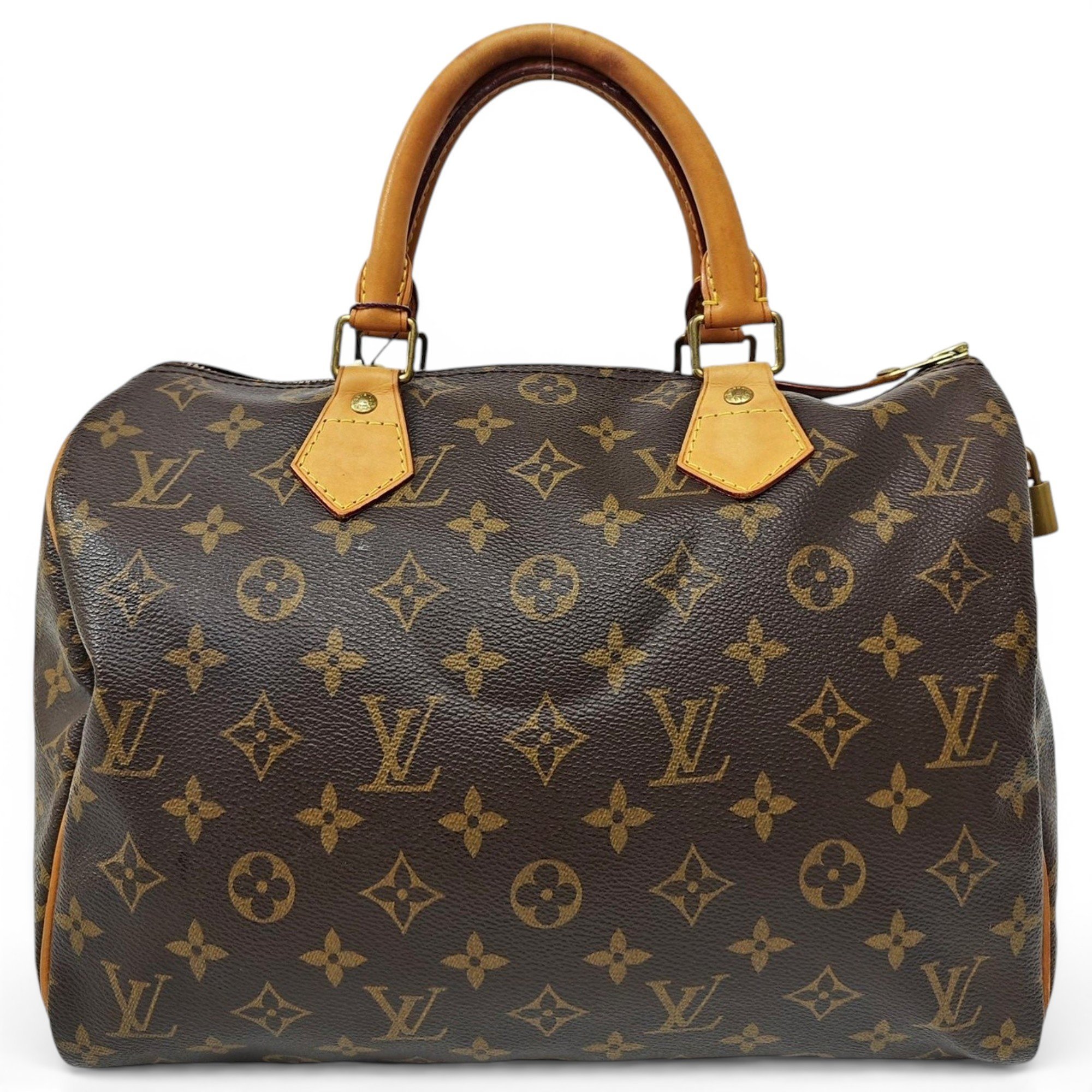 Nano Speedy / Mini HL leather handbag