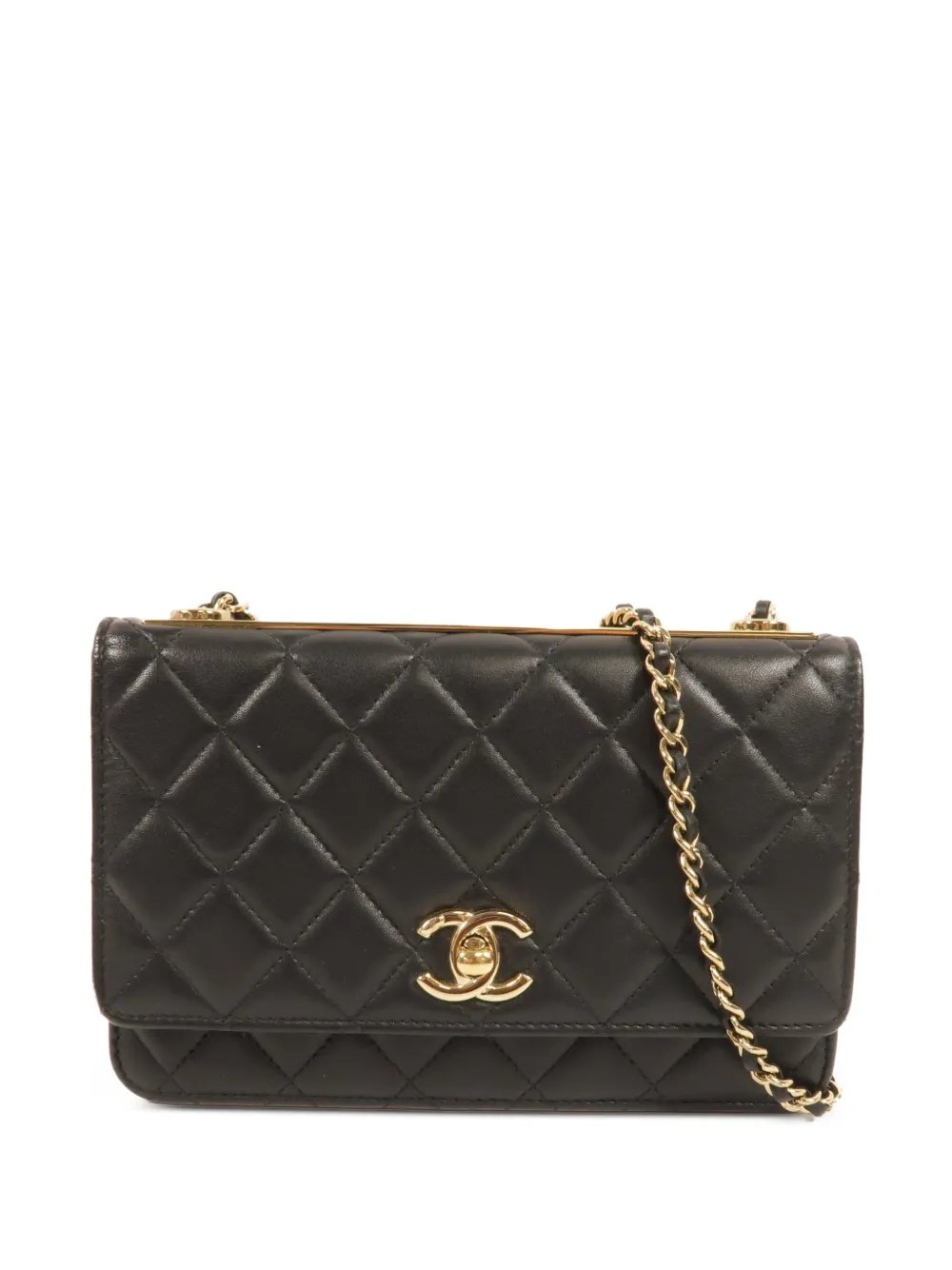 Trendy WOC CC turn-lock mini bag