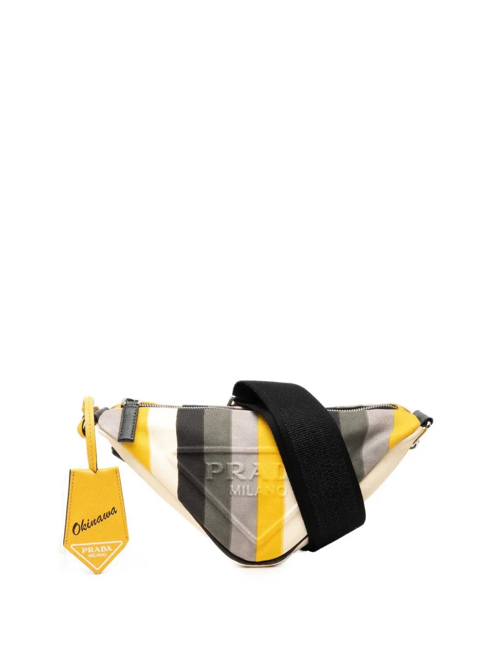 2013-2026 Canvas Canapa Baiadera Triangle Logo crossbody bag