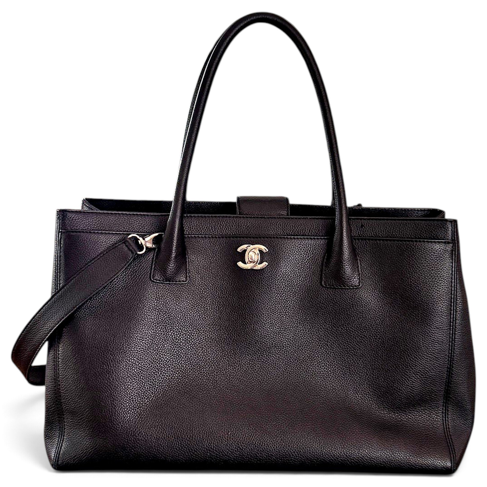 Business Affinity leather tote