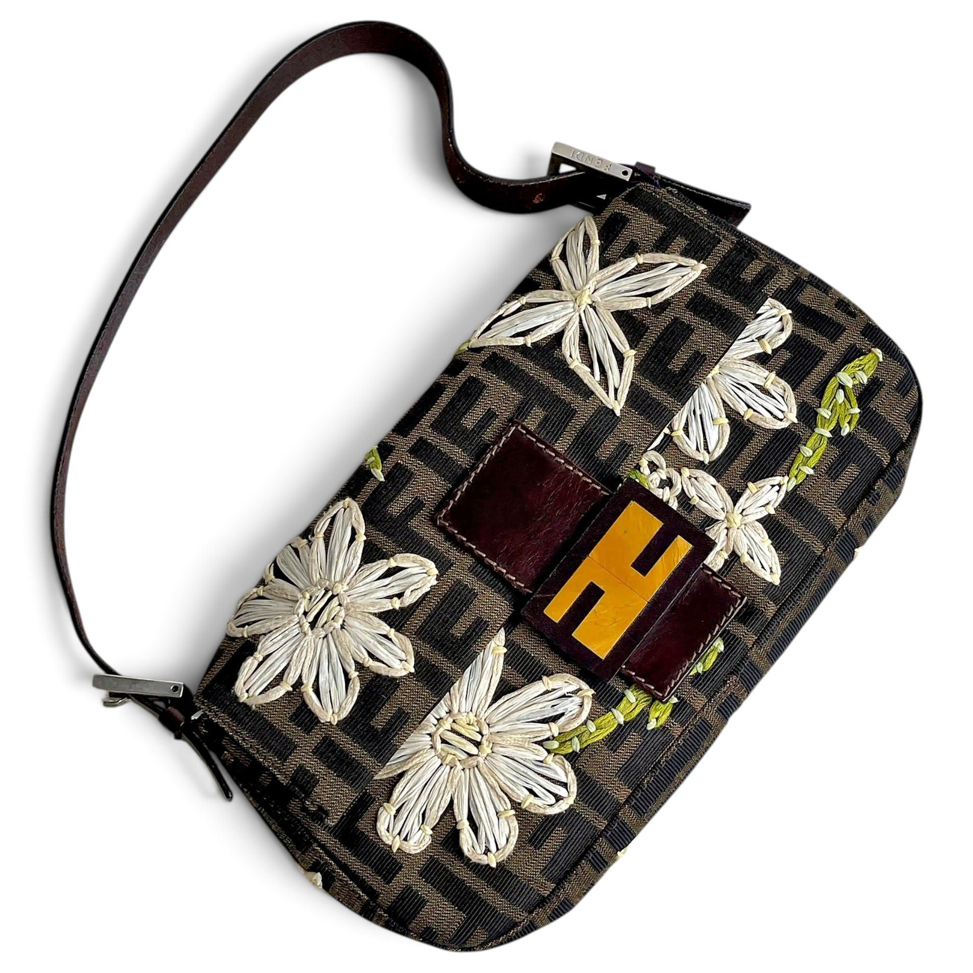 Fendi Baguette cloth handbag