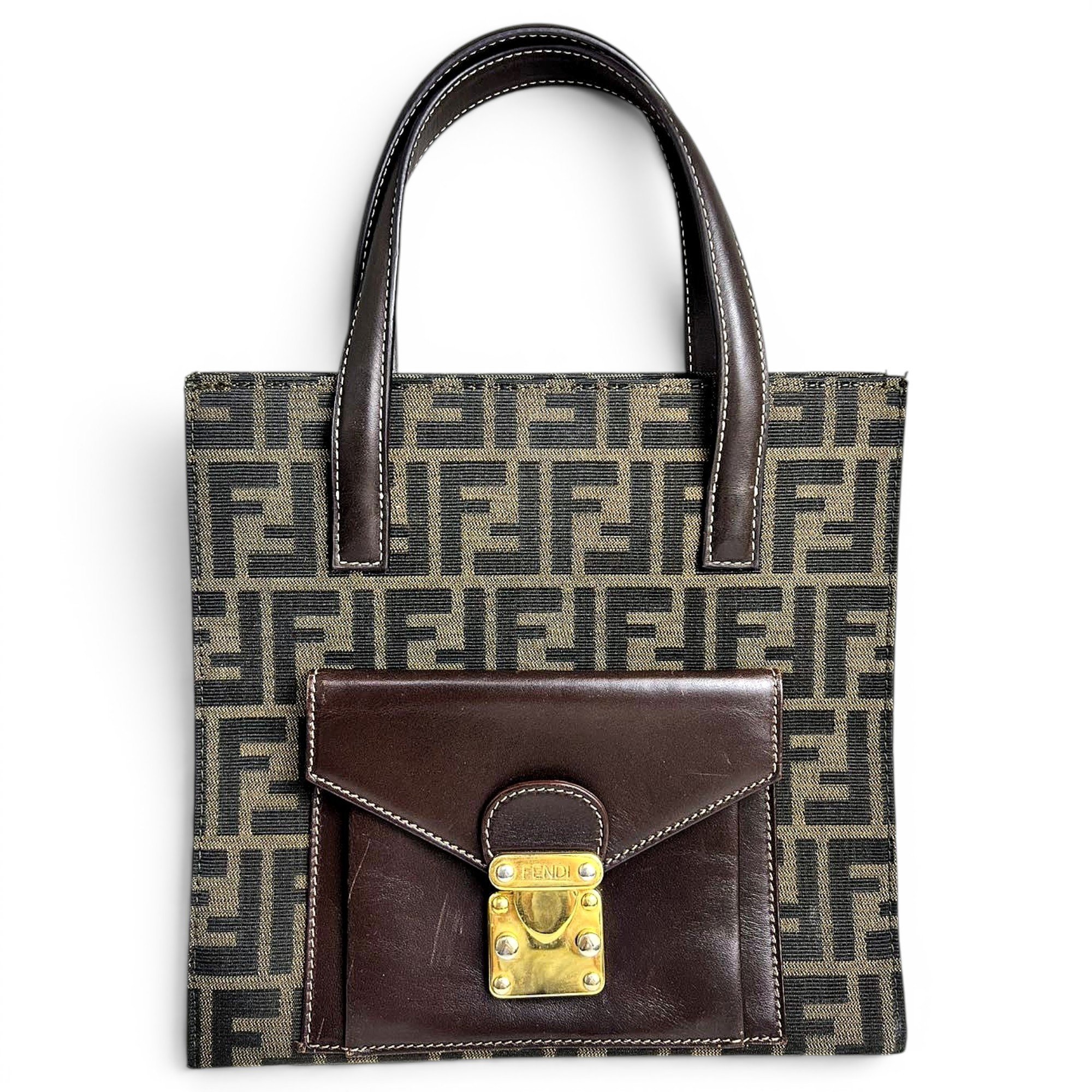 Leather handbag