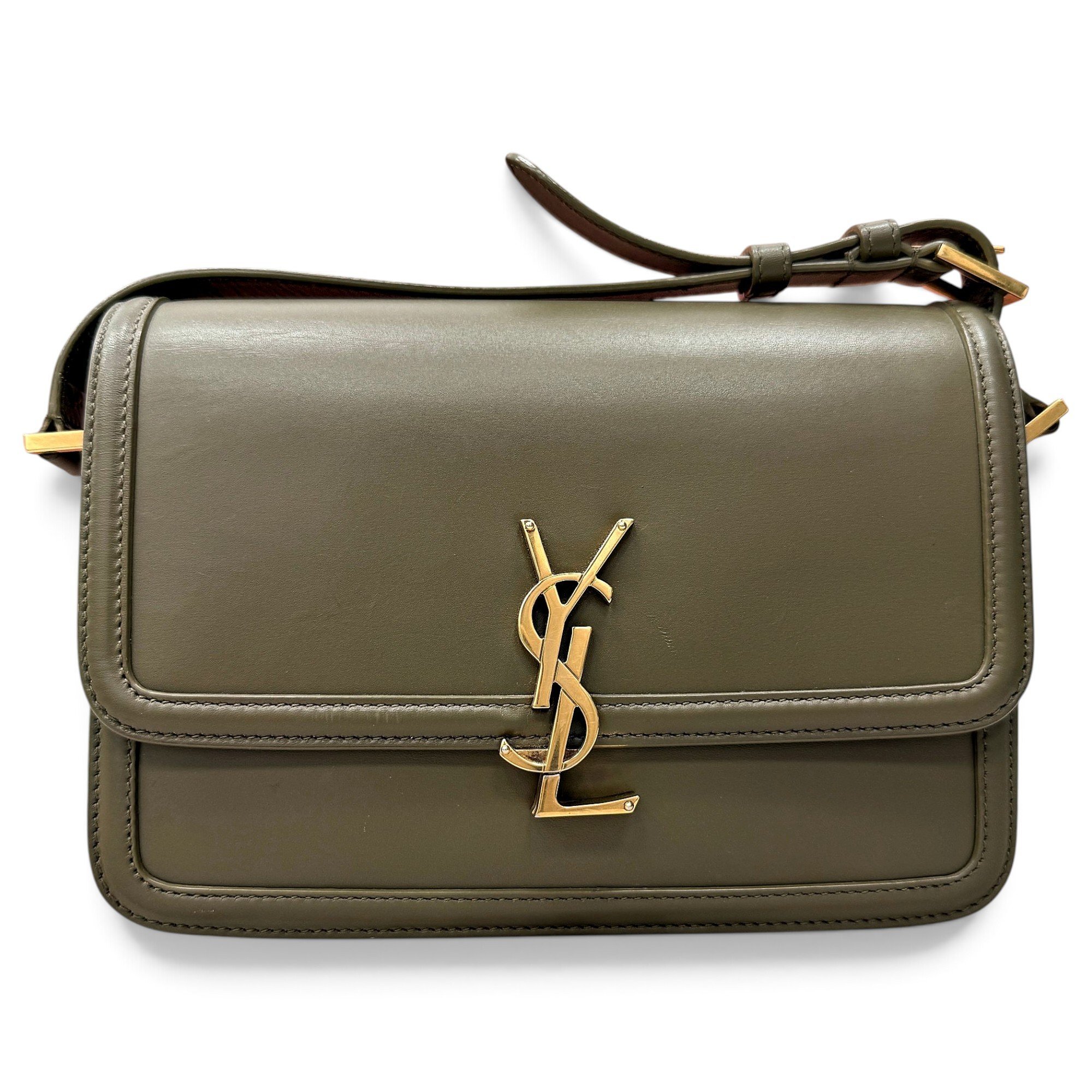 Solférino leather handbag