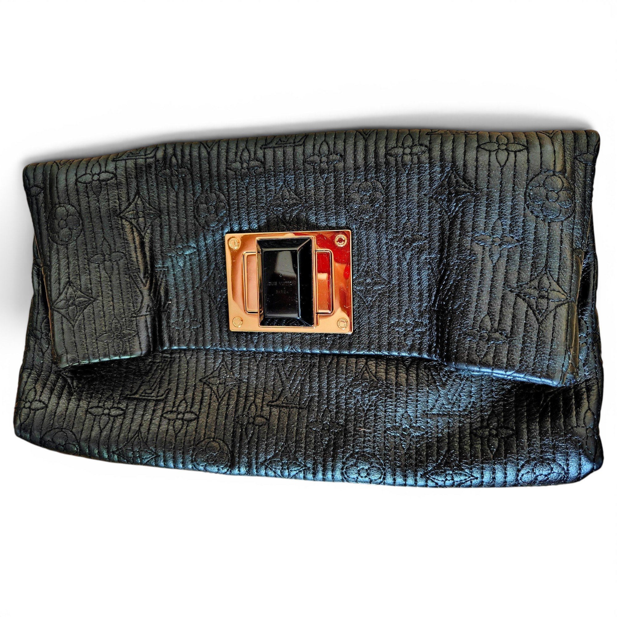 Altair leather clutch bag