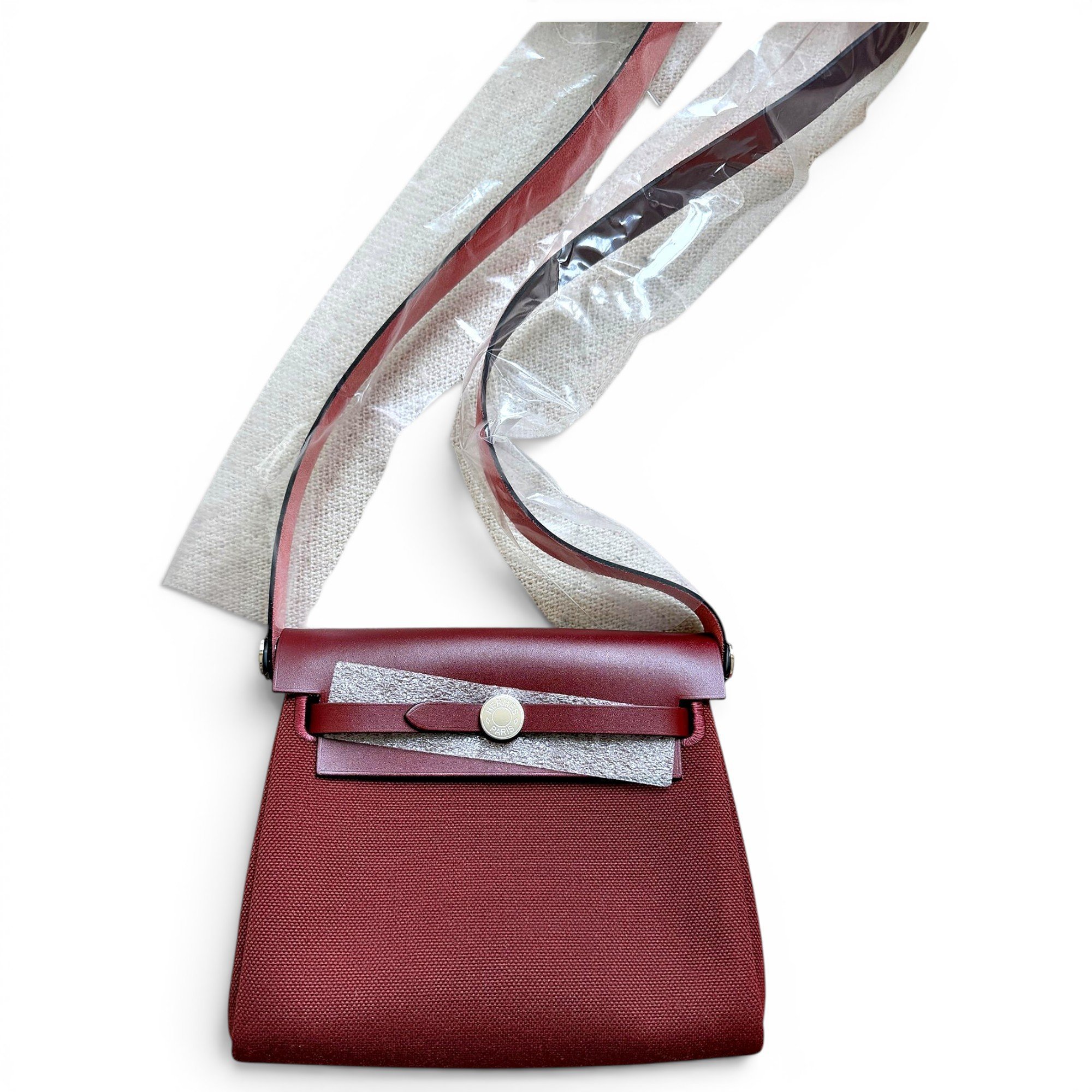 Hermes Herbag Handbag Rouge H
