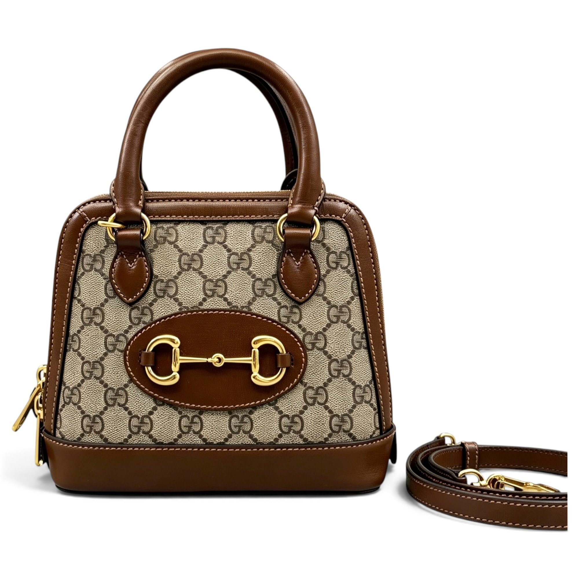 Handle Horsebit 1955 leather handbag
