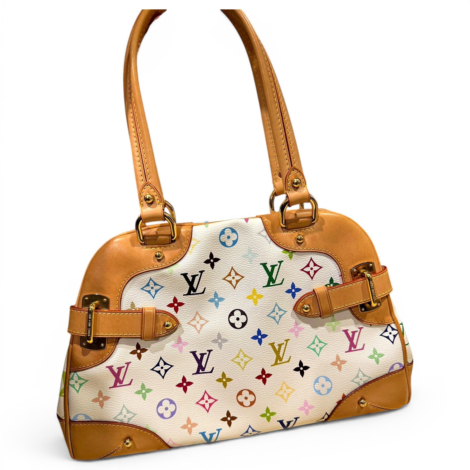 Greta leather handbag