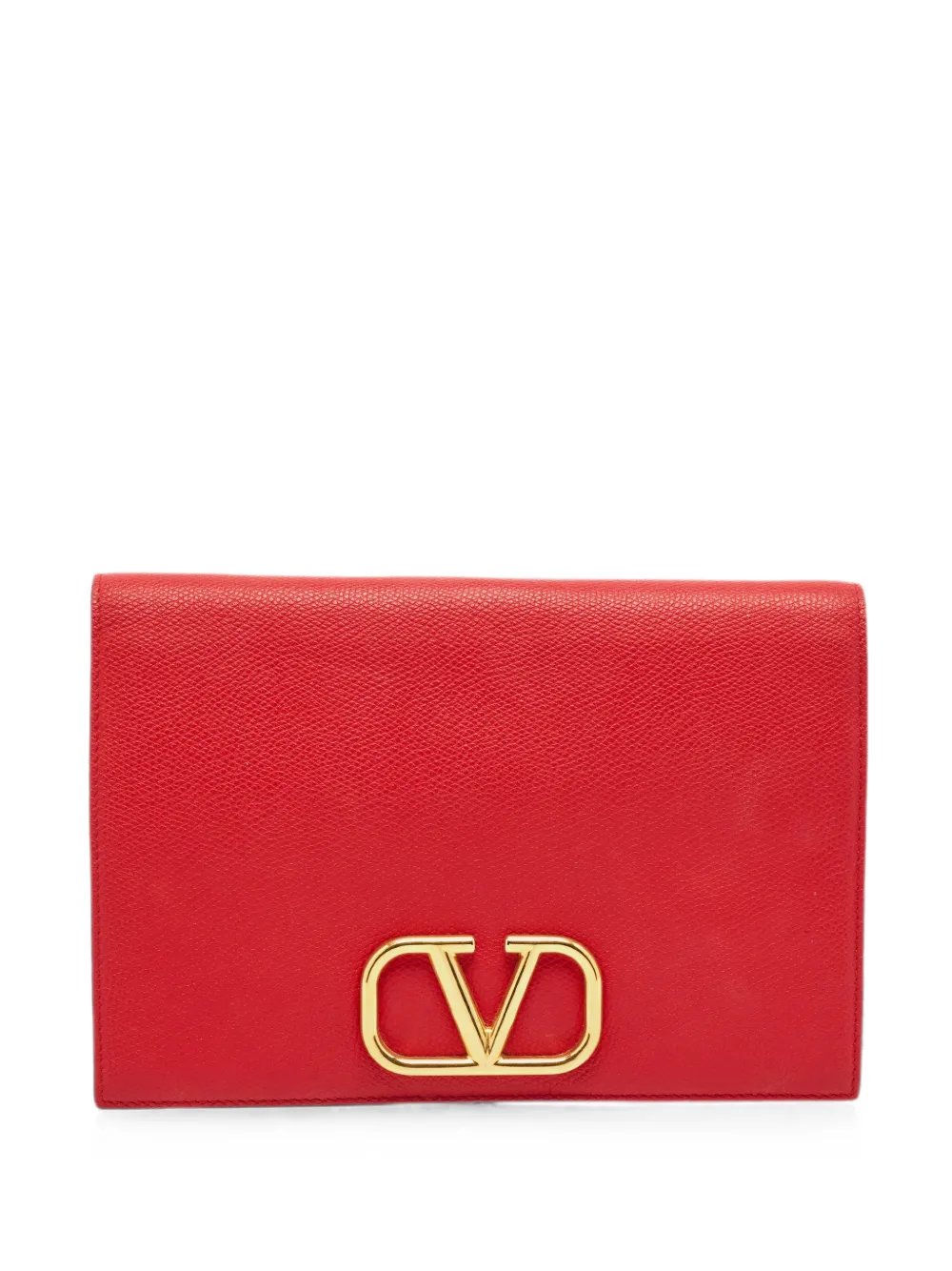 Valentino Garavani leather clutch bag