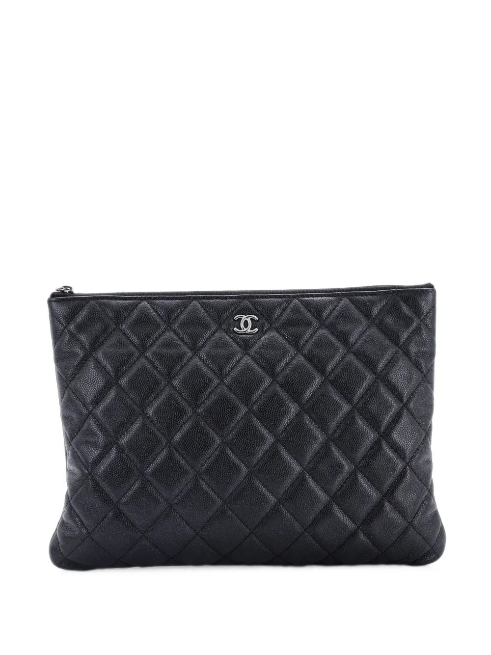 O Case Quilted Caviar Medium clutch bag