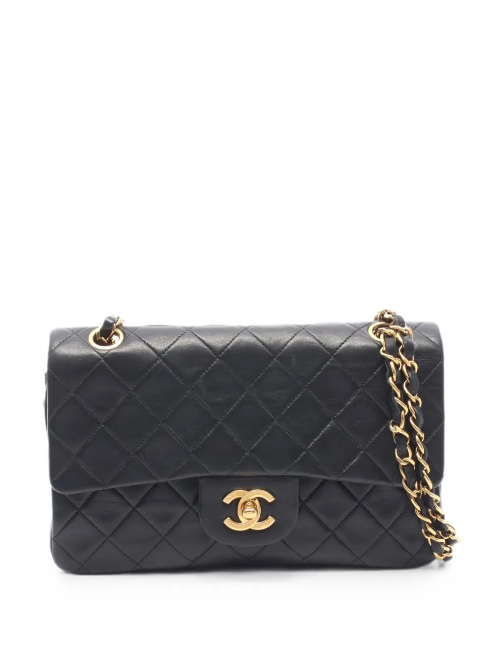 Matelassé leather shoulder bag