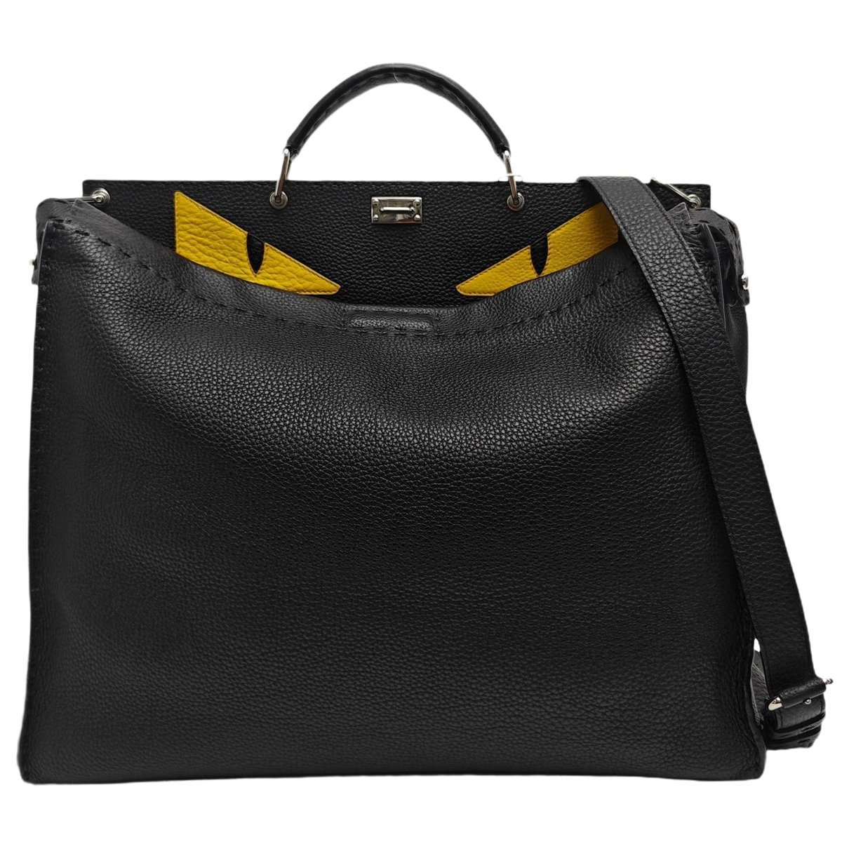 Peekaboo leather handbag