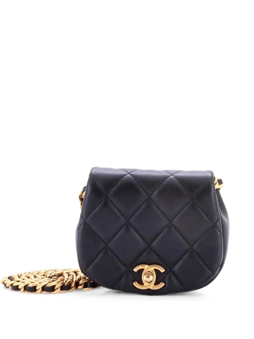 Coco Mail Clutch with Chain Quilted Calfskin Mini crossbody bag