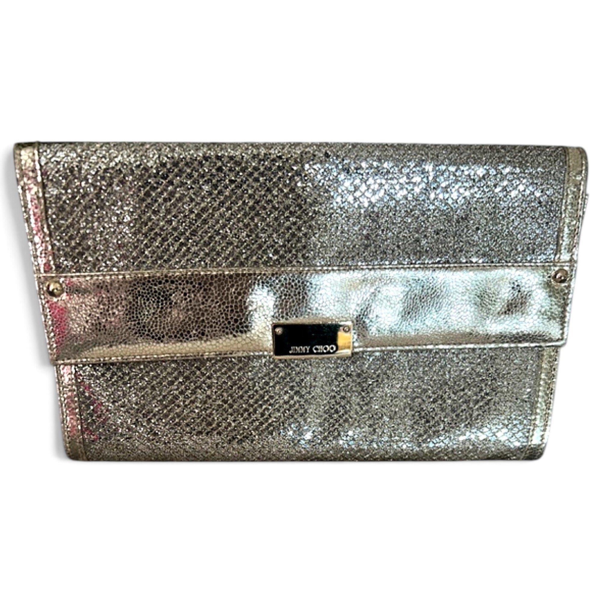 Jimmy Choo Leather clutch bag
