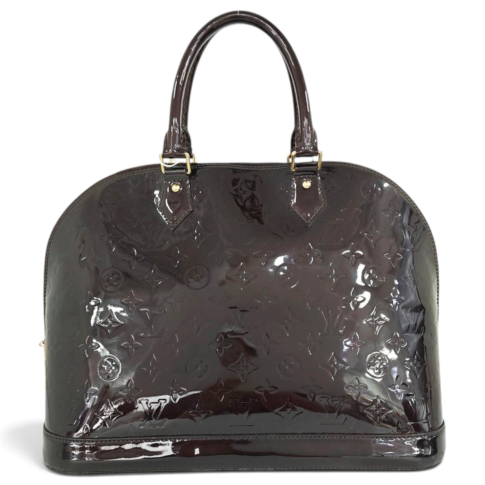 Alma patent leather handbag