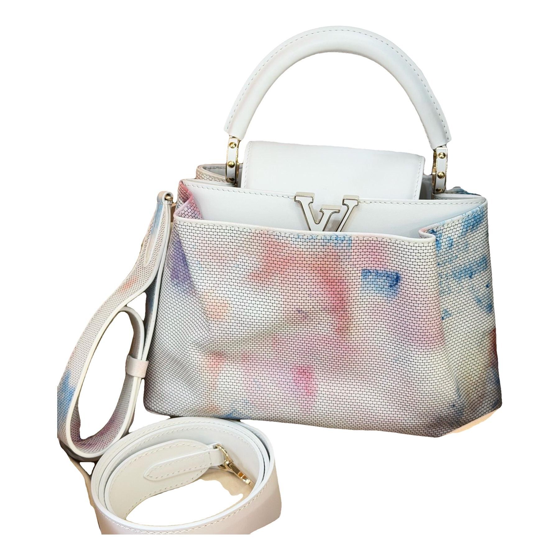 Capucines leather handbag