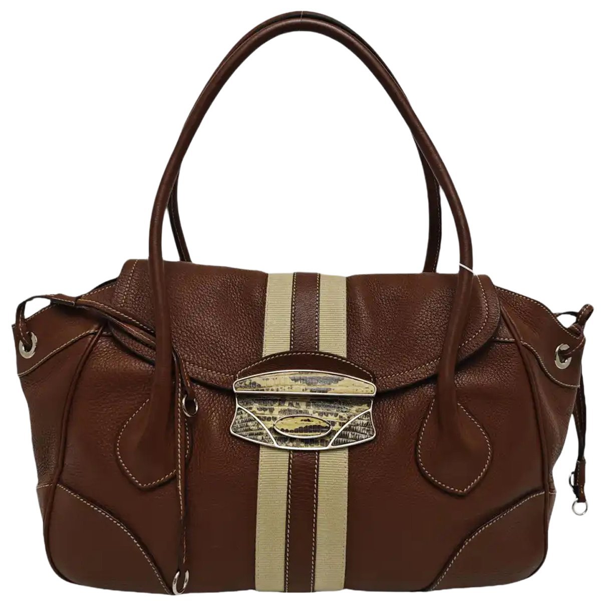 Leather handbag