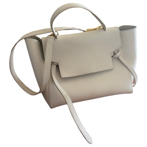 Belt leather handbag