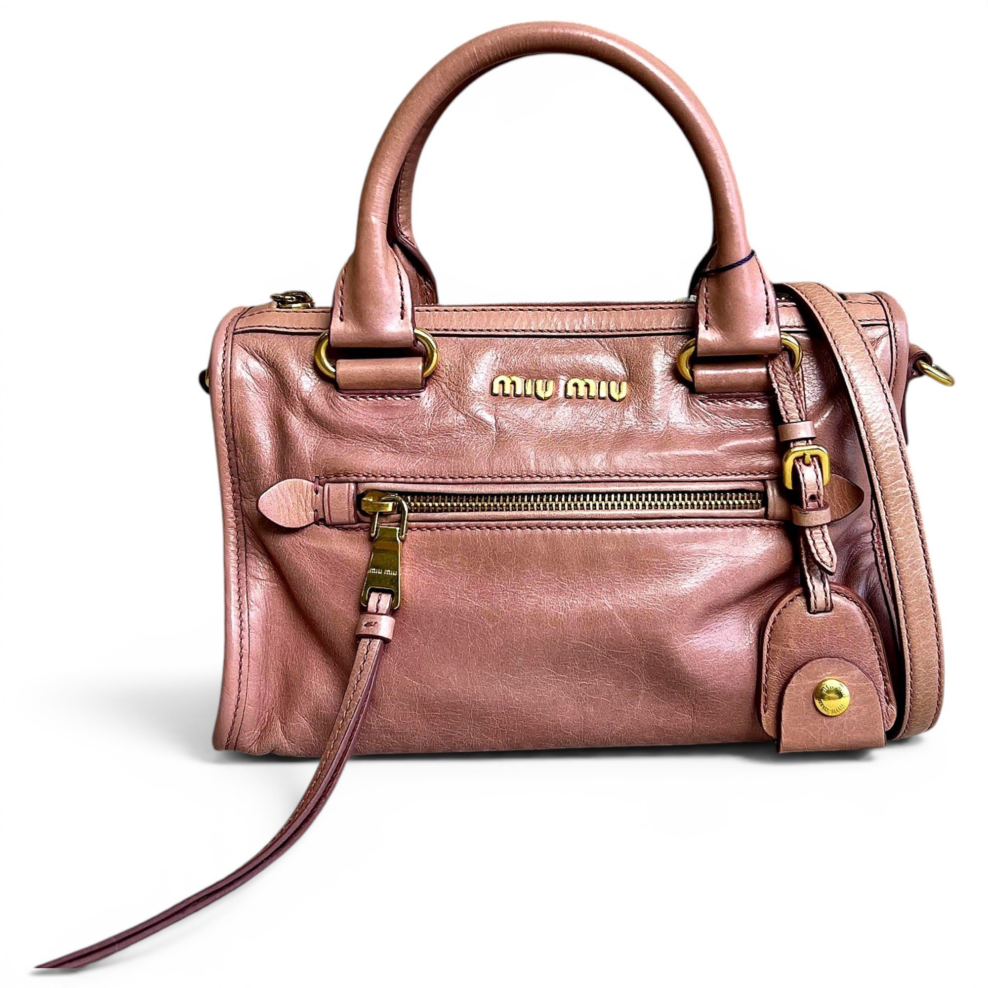 Leather handbag