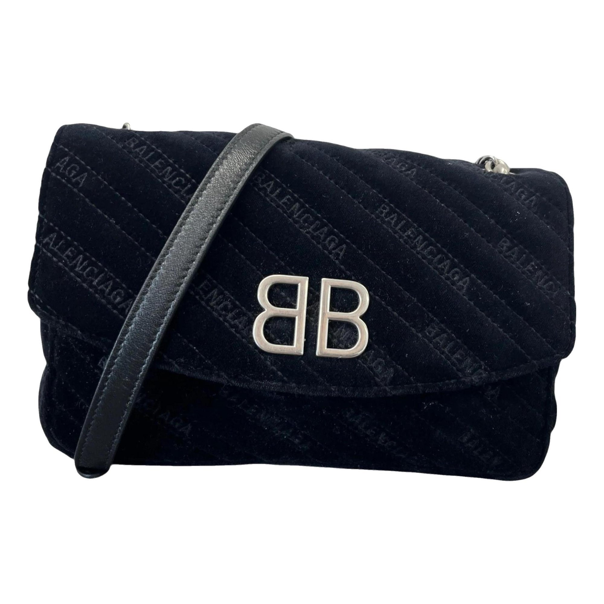 Velvet handbag