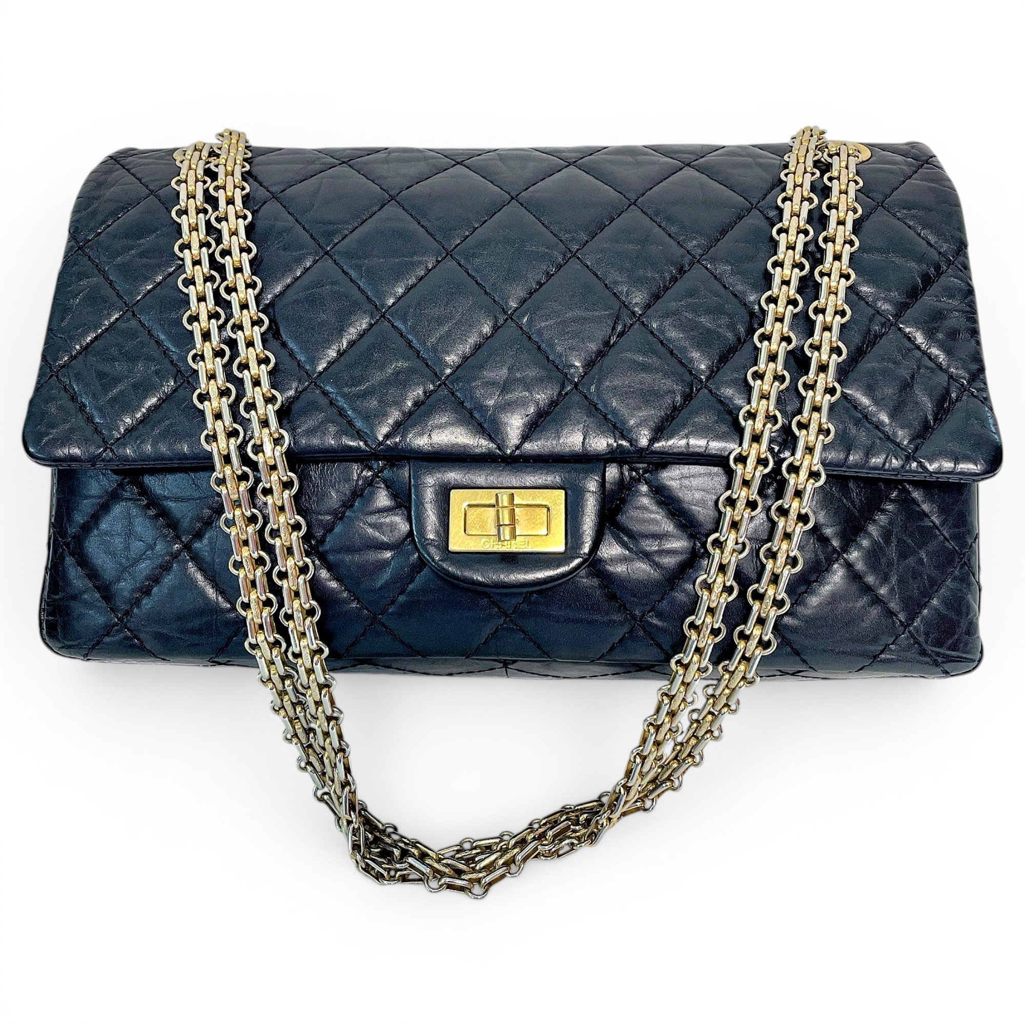 2.55 leather handbag