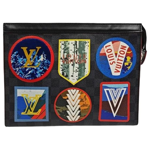 Porte Documents Voyage leather handbag