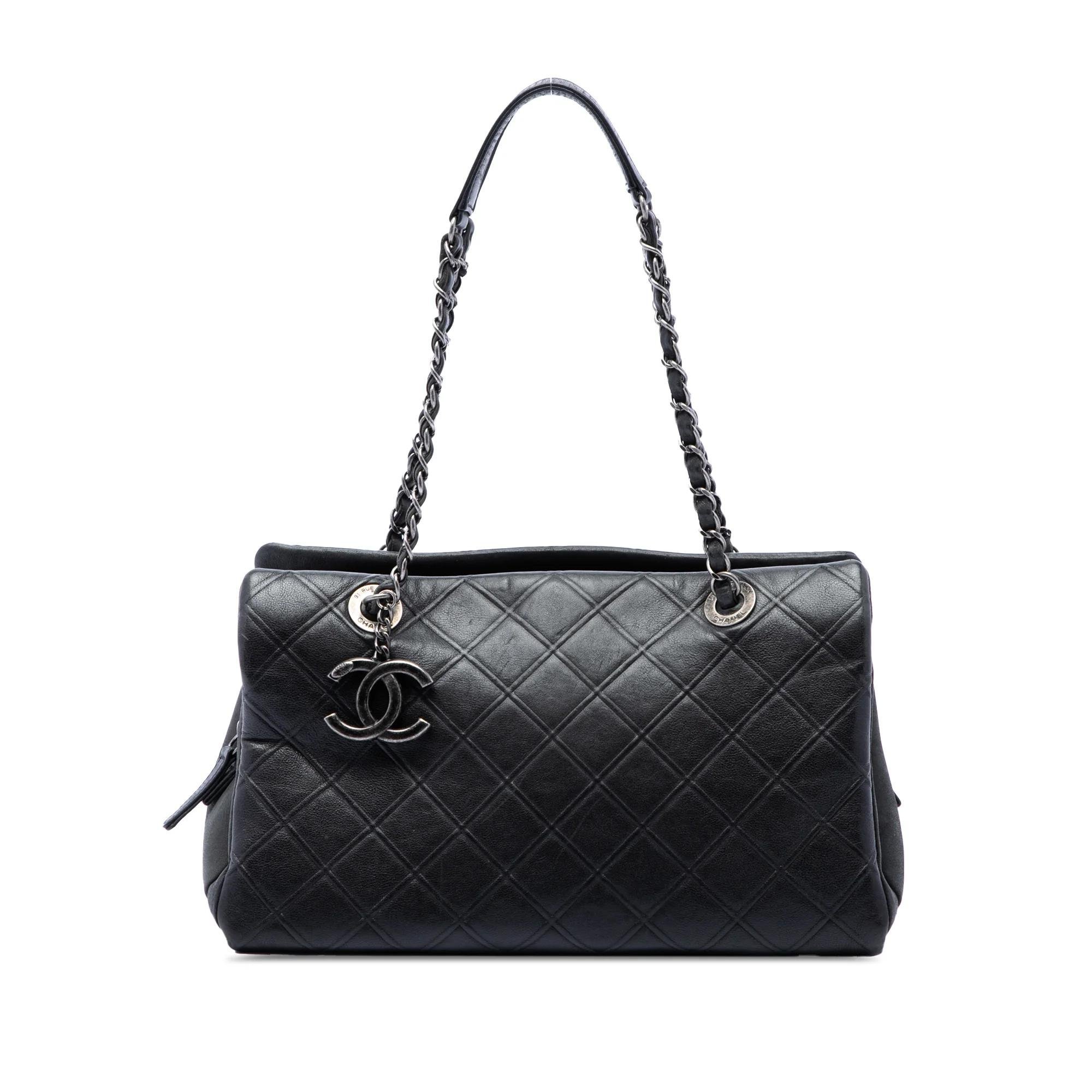 Classic CC Shopping pony-style calfskin handbag
